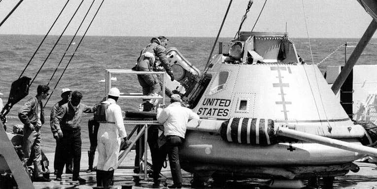When Astronauts Set Sail Aboard Apollo Command Module 007