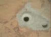 Curiosity became the first robot to drill on another planet when it burrowed a hole on Mars in February, going 2.5 inches under the surface. Here's the history-making hole.