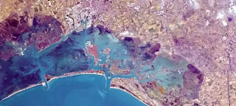 Venice, Italy photographed from the ISS