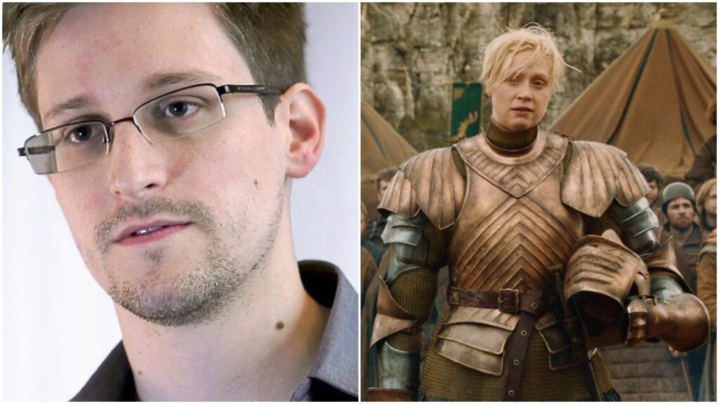 Edward Snowden - Brienne of Tarth