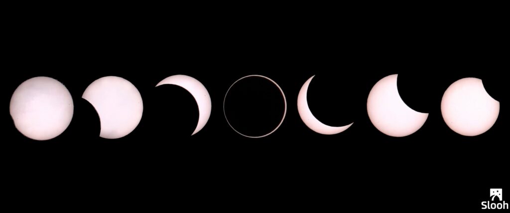 Annular Eclipse Timelapse