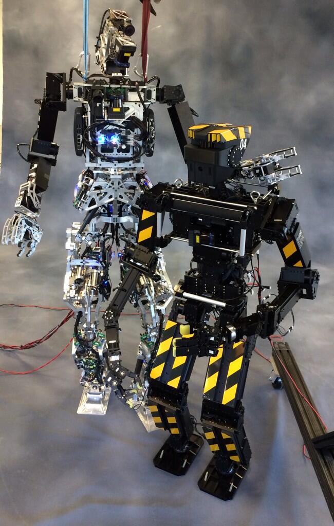Virginia Tech's game plan, which I covered <a href="https://www.popsci.com/technology/article/2013-01/how-build-hero/?nopaging=1">earlier this year</a>, always involved two robots. THOR (or Tactical Hazardous Operations Robot, pictured on the far left) was Plan A, a high-risk, high-reward machine that more closely mirrored the stability and musculature of human beings than most humanoids. THOR's series elastic actuators give it a bouncing gait, allowing it to walk efficiently, and recover from stumbles with relative ease. THOR-OP (short for Open Platform), meanwhile, was the backup plan. Smaller and more cautiously Asimo-like in its strides, THOR OP would be a modified version of CHARLI-2, a ground-breaking humanoid that made the cover of <a href="https://www.popsci.com/technology/article/2010-07/loneliest-humanoid-america/">Popular Science in 2010</a>, but didn't seem capable of the ladder-climbing and other feats that DARPA had mentioned as requirements for the physical trials. But this past November, Dennis Hong, director of RoMeLa (Robotics and Mechanics Laboratory) at Virginia Tech, decided that THOR wasn’t competition-ready. THOR-OP was rushed out of understudy status, and Hong now hopes it can score high enough to land his team somewhere in the top eight, guaranteeing government funding in the year leading up to the finals. The DRC’s rules can get complex, but THOR OP isn’t carrying the team’s entire future on its comparatively narrow shoulders—RoMeLa will be able to compete next year, whether it’s funded by DARPA or not. In fact, Hong promises to unleash THOR in the 2014 finals, and to bring the larger robot to this week’s event for a bit of grandstanding. “We’re bringing both robots to Miami,” says Hong. “THOR is going to be walking there, and it will say. ‘I am THOR, I’m going to see you next year!’ ”