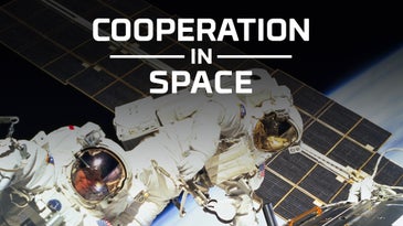 Cooperation in Space
