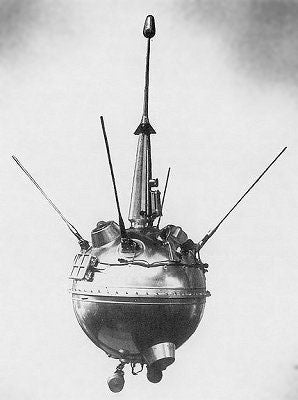 After <em>Luna 1</em> became the first man-made object to escape Earth's orbit, missing the moon by 6,000 kilometers, Soviet Russia's <em>Luna 2</em> succeeded in becoming the first spacecraft to reach the lunar surface. Before crash-landing in the Palus Putredinus region, onboard sensors confirmed the existence of the solar wind.