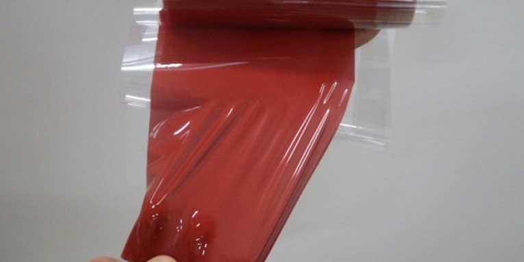 This Sheet Of Rubber Generates Power As It Stretches