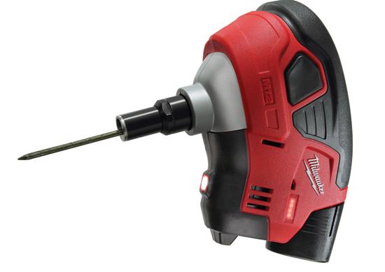 Finally, a cordless palm hammer that takes the effort and hassle out of pounding nails in tight locations, such as between joists or beneath a deck, without sacrificing power. The M12's compact, powerful lithium-ion battery drives an internal steel piston up to 2,700 times per minute, no compressor needed. Position the nail, press the trigger, and whammo. This auto-hammer packs powera€"while others max out on finishing nails, the Milwaukee can sink a five-inch pole-barn spike. $130; <a href="http://www.milwaukeetool.com/">milwaukeetool.com</a> See more at the Best of What's New 2010 site. <strong>Jump To:</strong>
