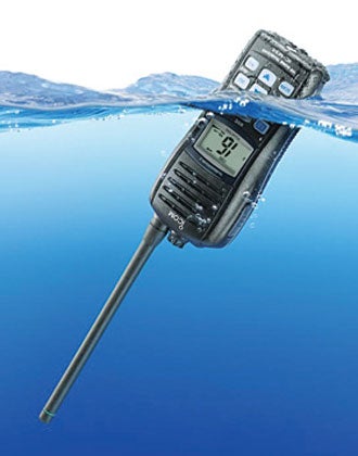 Because a marine VHF radio doesn´t do you much good at the bottom of the ocean, this one floats. A watertight seal traps air in the spaces around the extra-small internal components, creating a buoyant bubble. <strong>Icom M34 $170; <a href="http://icomamerica.com">icomamerica.com</a></strong>
