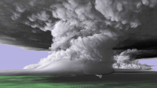 Tornado simulation