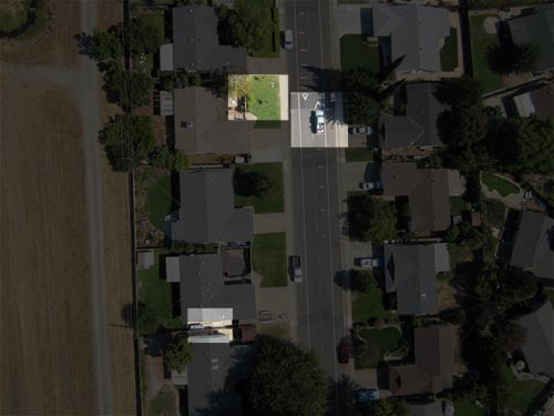 Aerial View of Houses Key