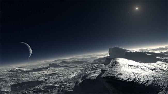 pluto's surface