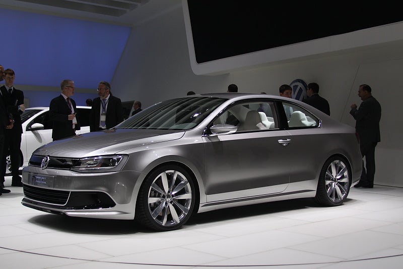 The blandly-named NCC is a sporty little hybrid concept. Stylistically, it's an interesting shrinkage and adaptation of the excellent VW CC sedan.