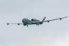 Gray Global Hawk spyplane Landing At Manching Airport