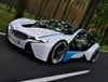 With its Vision EfficientDynamics concept, BMW projects how its hybrid and engine-efficiency technologies might couple with the company's Formula One racing tech and avant-garde design. BMW says the resulting two-door, diesel-electric sports car pulls fuel efficiency of 63 mpg while getting from zero to 60 mph in a quick 4.8 seconds.