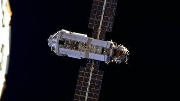ISS Assembly Mission 1 A/R in orbit