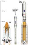 NASA´s Crew Exploration Vehicle, or CEV, will send four astronauts to the moon by 2020, but a three-seat variant will also service the International Space Station by 2011. Although plans have yet to be finalized--these illustrations are from a proposal by space-systems contractor ATK-- a wingless space capsule will lift off atop a version of the space shuttle´s solid rocket booster and a to-be-developed second-stage booster. Like NASA´s Apollo moon ships built in the 1960s and the Russian Soyuz capsule still in use, the CEV will parachute back to Earth after reentry. Like the space shuttle, it will be designed for reuse, but it won´t have to pull double duty as a cargo hauler, which should make it safer, smaller and lighter than the shuttle. It will need less powerful engines and less fuel for liftoff, and it will have less surface area to expose to the blast-furnace heat of reentry. A separate, 350-foot-tall cargo ship will send supplies and hardware to orbit on a more massive launch vehicle that will use the space shuttle´s external fuel tank as its core structure. Lockheed Martin and a team made up of Boeing and Northrop Grumman, each fueled by a $28-million NASA study contract, are developing competing designs for the CEV capsule. NASA will select one of these designs in March 2006.--M.B.