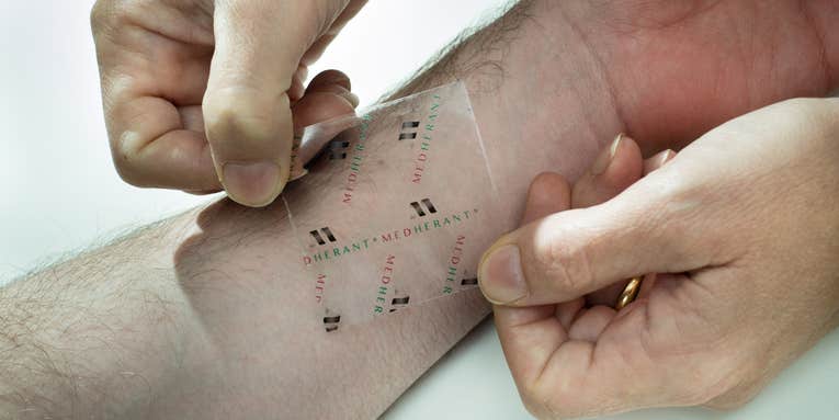 A Skin Patch Of Ibuprofen Applies Medication Directly To Pain
