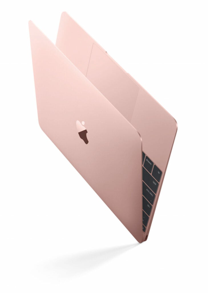 pink macbook