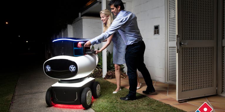 Domino’s Unveils Delivery Robot That Drives Pizza Right To Your Door