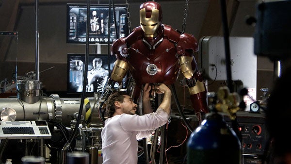 The Iron Man/Tony Stark lab-garage-man-cave thing. The touchscreen interfaces, the robot suits, etc. <strong>Science cred</strong>: <a href="https://www.popsci.com/science/article/2013-06/science-blockbusters/">Sure</a>! Soon to be <a href="https://twitter.com/elonmusk/status/371028785476284416/">more real</a>, possibly.