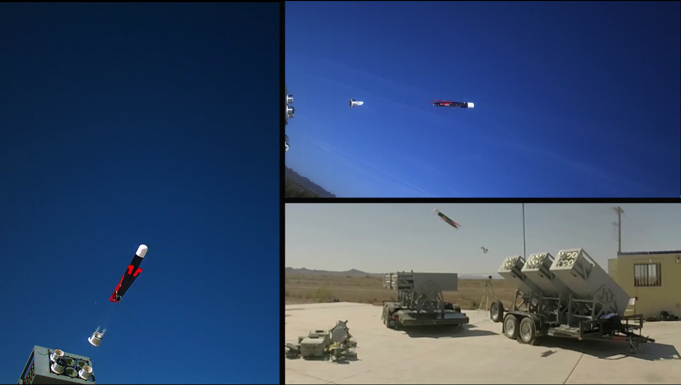 LOCUST Launcher Fires A Swarm Of Navy Drones