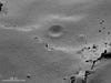 impact crater on comet