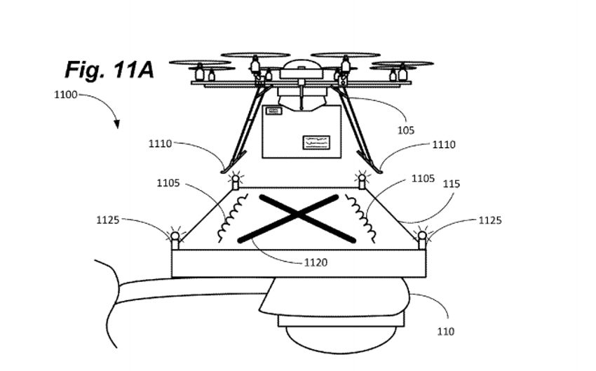 Amazon Patent Lets Drones Perch On Streetlight Recharging Stations