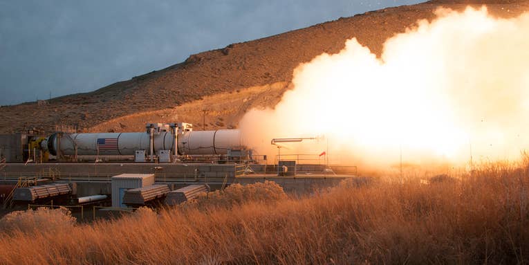 Watch NASA Test-Fire Its Heavy-Duty Mars Rocket