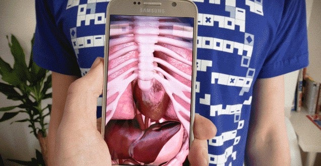 Peek Inside Your Body With An Augmented Reality T-Shirt