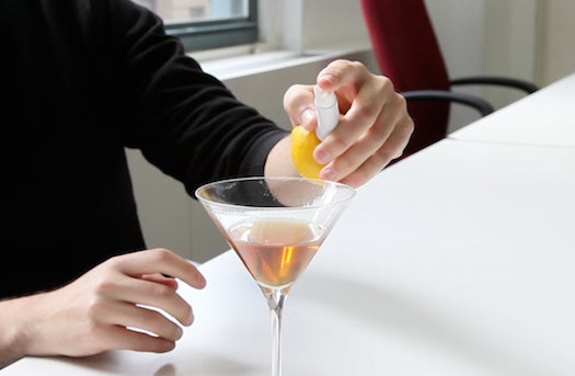 Video: The Stem, A Citrus Spritzer That Stabs Directly Into Fruit