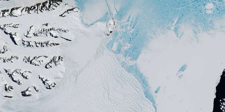 Here’s how we were able to see that giant chunk of ice break off of Antarctica