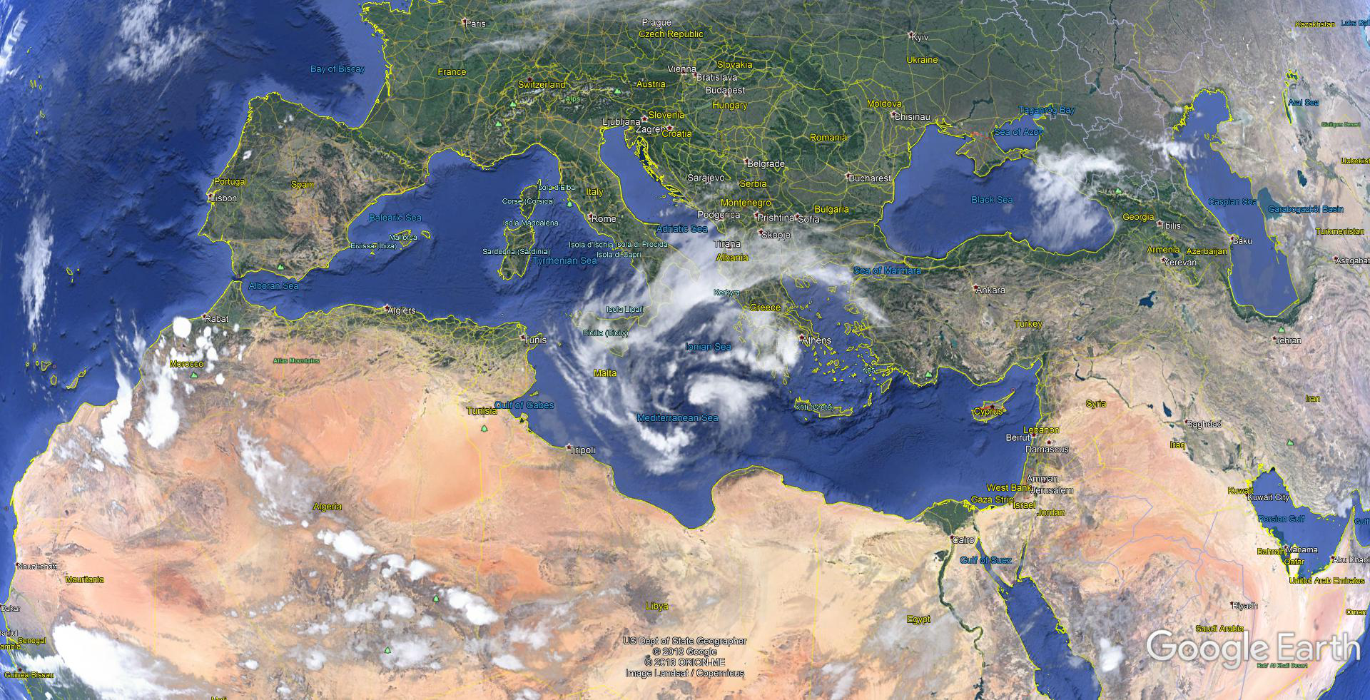 An uncommon storm called a ‘Medicane’ is headed for Greece