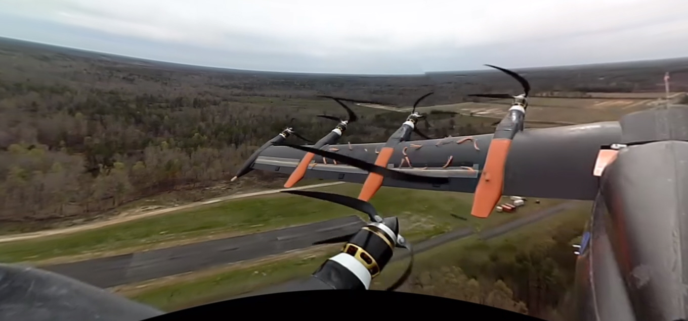 Watch NASA’s Greased Lightning Drone Fly In 360 Degrees