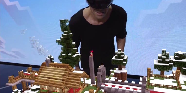 Microsoft Unveils Holographic Minecraft at E3 Demo