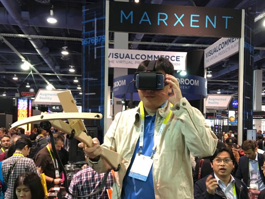 Realiteer virtual reality crossbow