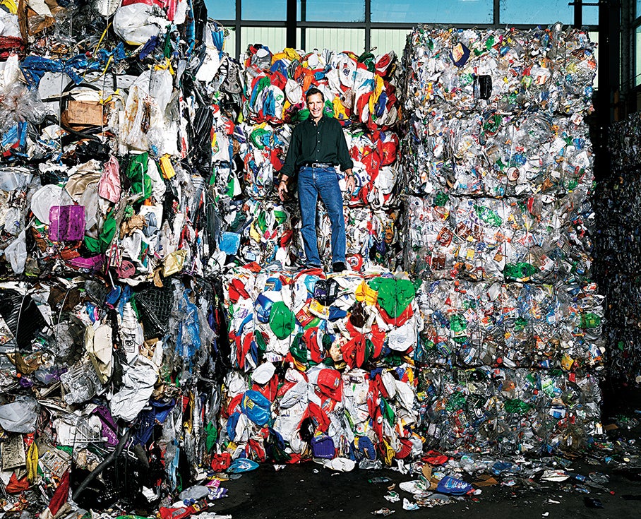 Biddle’s source material is plastic but when it arrives at the plant, it can have rocks or even dead animals mixed in.