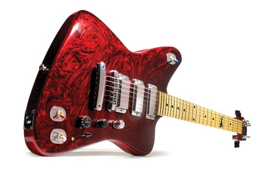 With multiple processors onboard, Gibson's Firebird X can generate its own effects, including distortion and reverb, or shift through any of 55 tonal variations using knobs on the body. Strummers can also load their own custom effects from a computer over USB. <a href="http://www2.gibson.com/Products/Electric-Guitars/Firebird/Gibson-USA/Firebird-X.aspx">Gibson Firebird X</a> <strong>$5,570</strong>