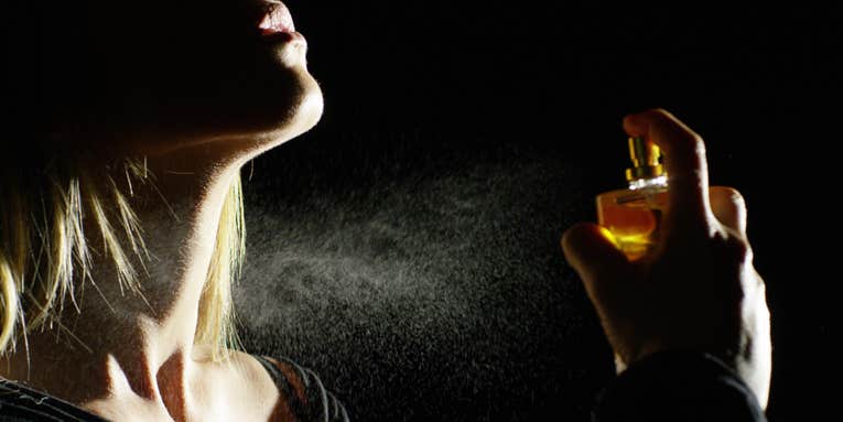 The fumes from spray cleaners and perfumes are a major source of air pollution