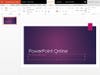 PowerPoint Online Microsoft Suite presentation maker interface