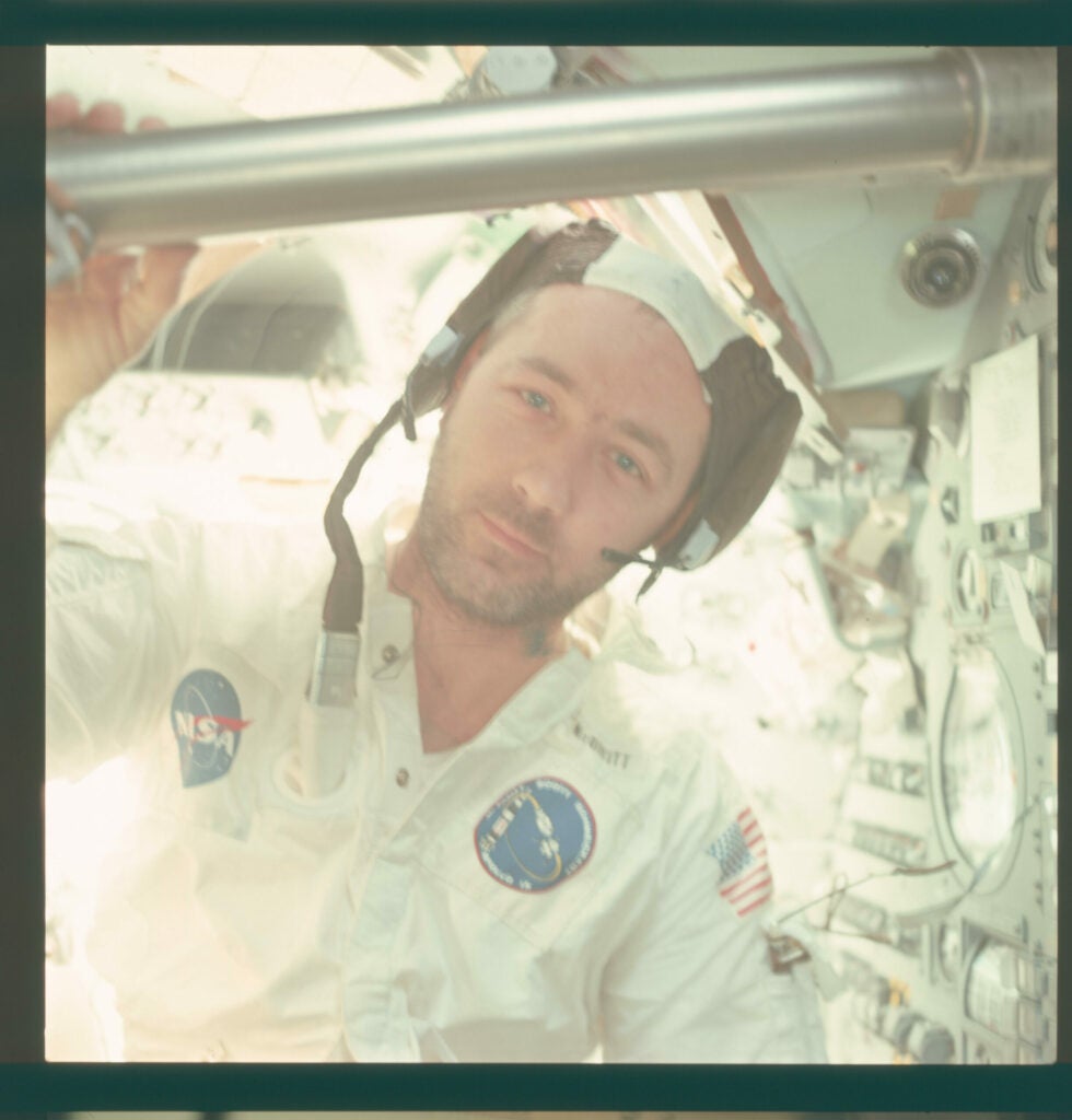 Apollo 9 Commander Jim McDivitt.