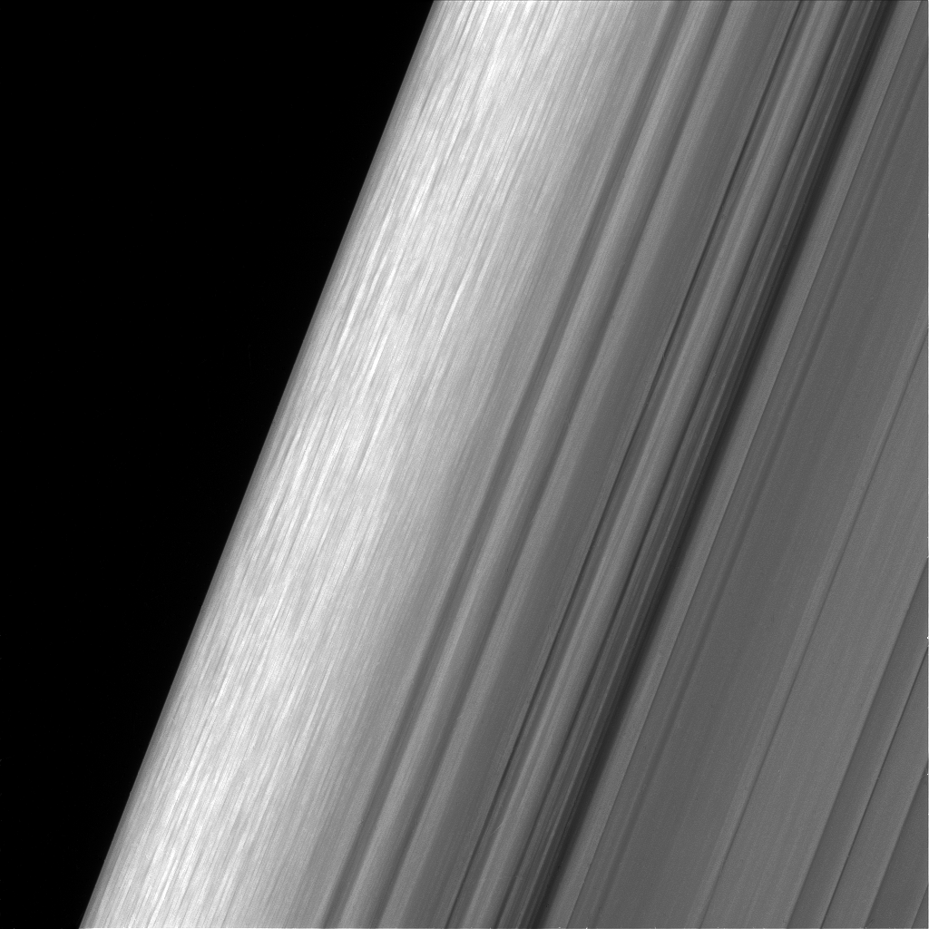 Saturn's B ring, cleaned up