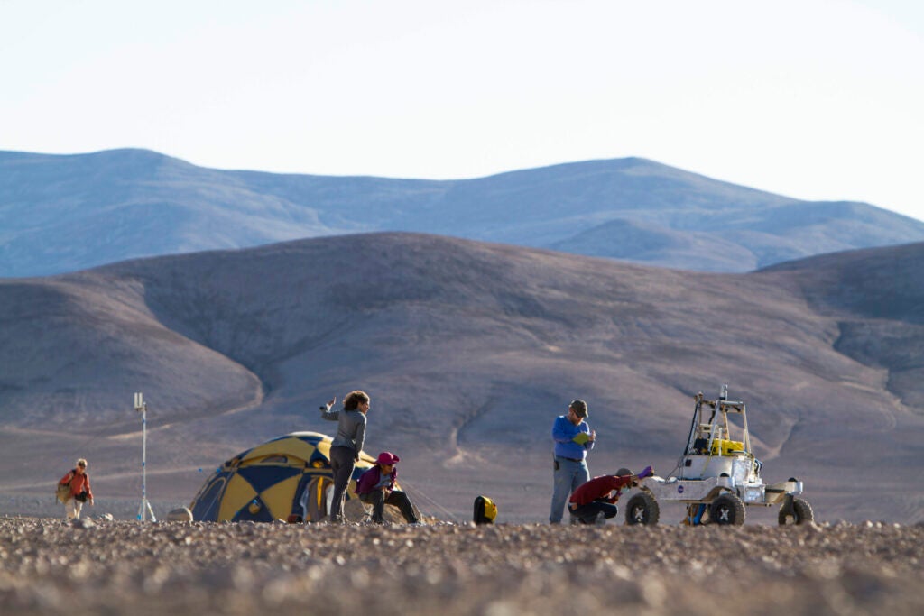 mars rover tested at the atacama desert