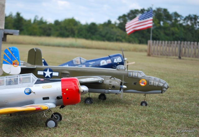 Several Model Warplanes