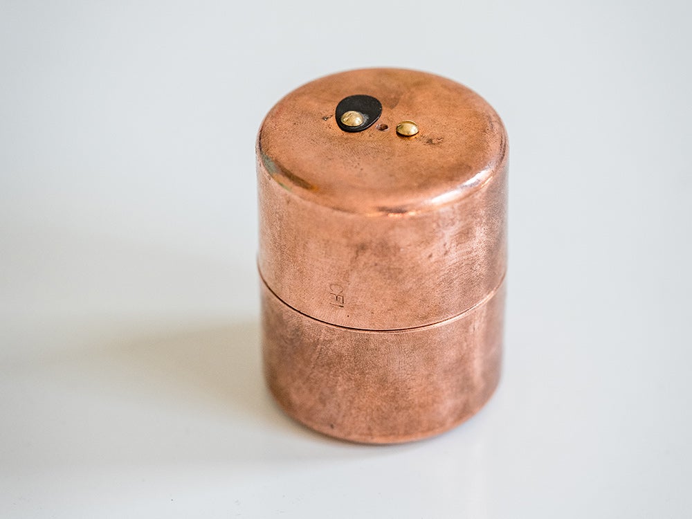 copper pinhole camera