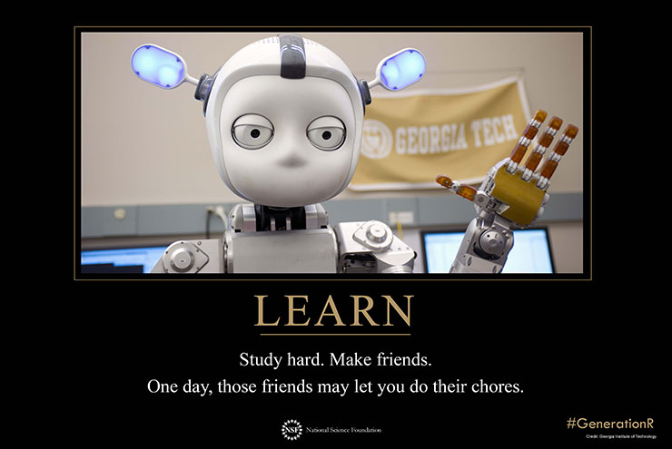 Robotic Motivational Posters