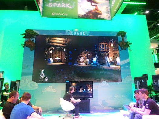 <em>Project Spark</em>, coming to Xbox, is a tough game to describe, since the game is whatever players decide it should be. Like <a href="https://www.popsci.com/gadgets/article/2012-10/gamesci-hate-karting-games-play-littlebigplanet-karting/"><em>LittleBigPlanet</em></a>, players are given a toolkit for creating a game, then let loose: they can make a card game, an adventure game, or whatever else they come up with (although there are pre-created levels, if players want a little more grounding). Terrain, monsters, and more can be sent into the level, and the creator/player can then play through them.