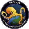 Posted to <a href="https://twitter.com/ODNIgov/status/408712553179533312/photo/1">Twitter last night</a>, this nice friendly octopus is the logo for the National Reconnaissance Office's <a href="http://www.nasaspaceflight.com/2013/12/atlas-v-launch-nrol-39-vandenberg/">semi-classified</a> space mission. Do not fear! It only wants to make sure that its tentacles reveal all the secrets in the world. There is _ nowhere to hide_.