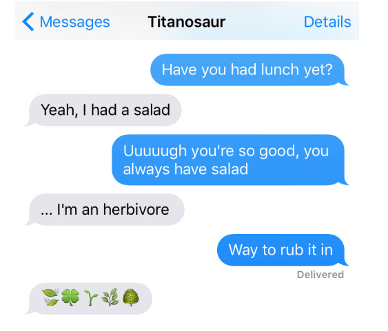AMNH’s Titanosaur Fossil And Blue Whale Fossil Have Been Texting Each Other