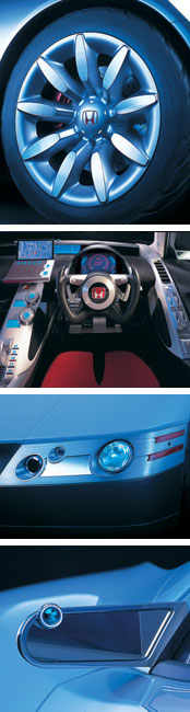 The Dualnote oozes the sports car theme, from high-profile tires to high-intensity headlamps. The interior takes cues from fighter-jet cockpits.