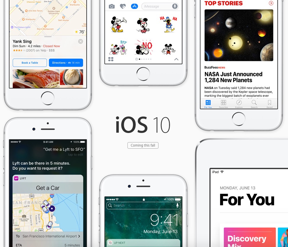 Apple Announces iOS 10 Updates At WWDC 2016
