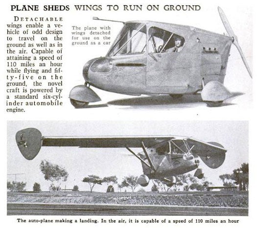 Waterman Arrowplane: May 1937